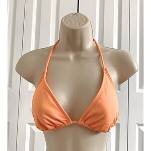 OCEAN PACIFIC (OP) Sz Jr. L 11-13 Creamsicle Orange Triangle String Bikini